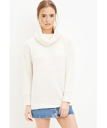 FOREVER 21 | FOREVER 21 Dropped-Sleeve Turtleneck Sweater(ニット/セーター)