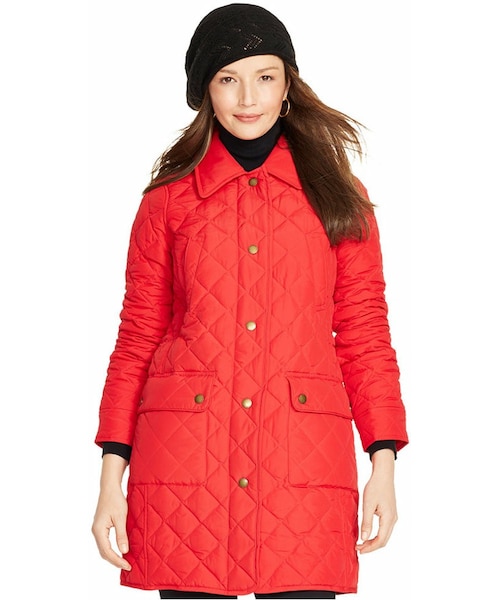 lauren ralph lauren petite quilted coat