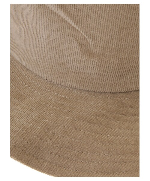 SEVENDAYS=SUNDAY（セブンデイズサンデイ）の「Gallet コーデュロイツバ広ハット（帽子・ブラック/ベージュ/カーキ/ネイビー・F）」の8枚目の写真
