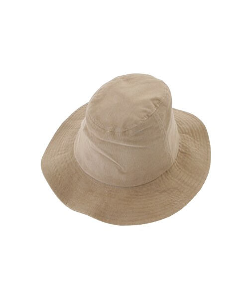 SEVENDAYS=SUNDAY（セブンデイズサンデイ）の「Gallet コーデュロイツバ広ハット（帽子・ブラック/ベージュ/カーキ/ネイビー・F）」の7枚目の写真