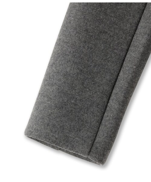 ADAM ET ROPE'(アダムエロペ)の「ボンディングショートブルゾン(ジャケット/アウター・レディース・チャコール/カーキ・36/38)」の7枚目の写真