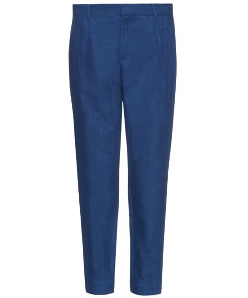 A.P.C.(アーペーセー)の「A.P.C. Cortina linen-blend denim trousers(デニムパンツ・レディース・N/a・34 FR/36 FR/38 FR/40 FR/42 FR)」の1枚目の写真