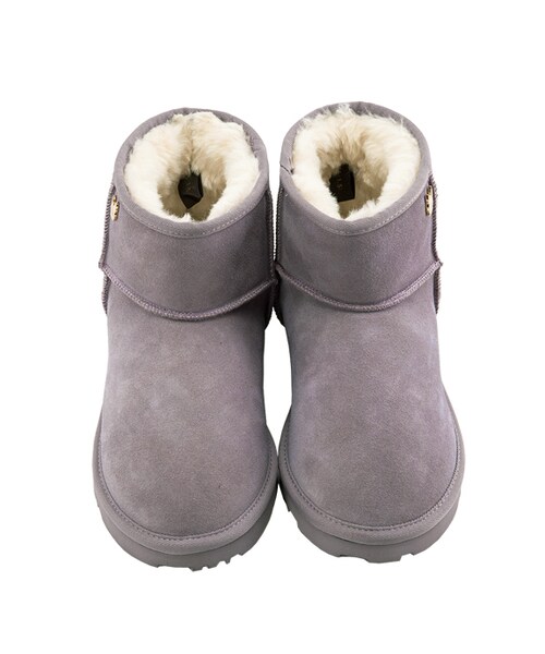 gracegift(グレースギフト)の「Hippie巴黎女伶徽章雪靴(その他・レディース・粉紅/杏/黑/紫/棕・35/36/37/38/39/40/41)」の4枚目の写真