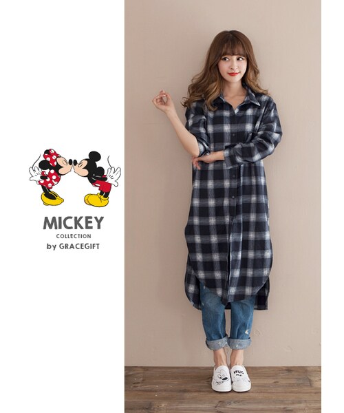 gracegift（グレースギフト）の「米奇不對稱懶人鞋（その他・レディース・白/黑・35/36/37/38/39/40/41）」の11枚目の写真