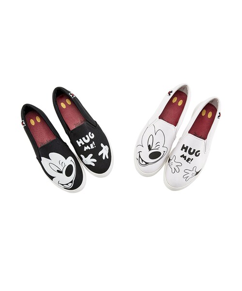 gracegift（グレースギフト）の「米奇不對稱懶人鞋（その他・レディース・白/黑・35/36/37/38/39/40/41）」の13枚目の写真