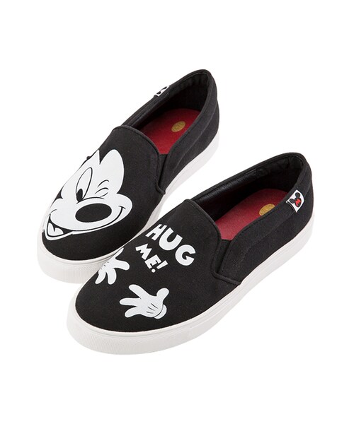 gracegift（グレースギフト）の「米奇不對稱懶人鞋（その他・レディース・白/黑・35/36/37/38/39/40/41）」の14枚目の写真