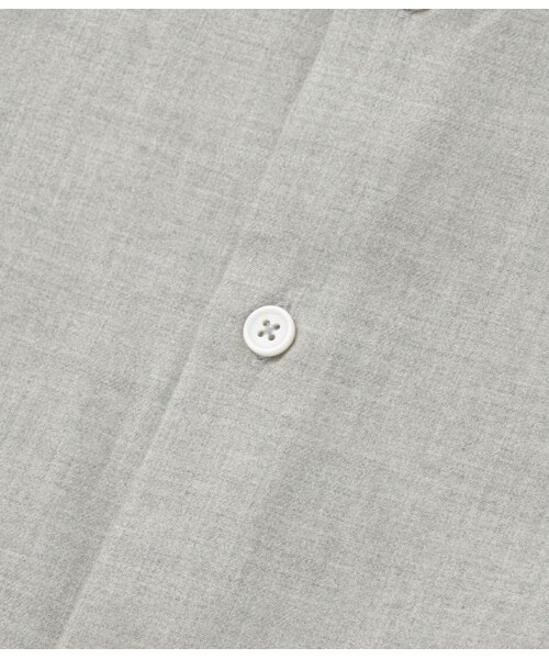 ADAM ET ROPE'（アダムエロペ）の「コットンフランネル フレンチフライシャツ（トップス・メンズ・グレー/ホワイト系・M/L）」の9枚目の写真