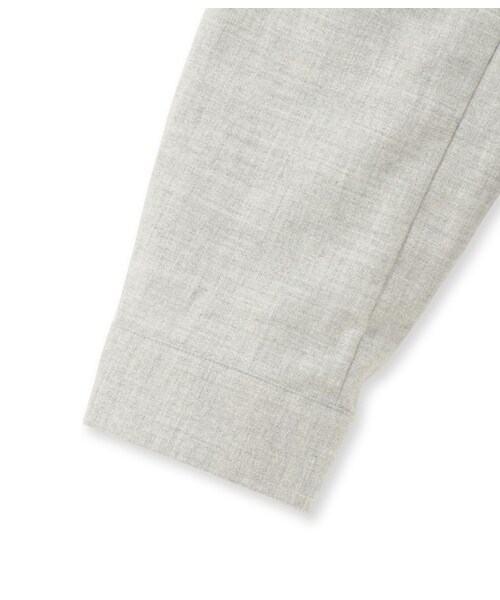 ADAM ET ROPE'（アダムエロペ）の「コットンフランネル バンドカラーシャツ（トップス・メンズ・グレー/ホワイト系・M/L）」の8枚目の写真