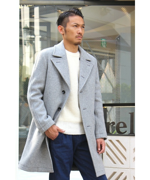 ジャーナルスタンダード ウール グレー ジュ　コート ジャーナルスタンダード レリューム JOURNAL STANDARD relume ウール