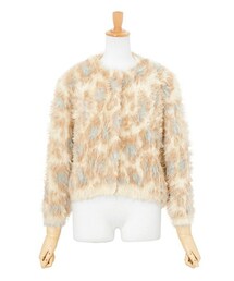 flower | leopard feather C/D～レオパードフェザーカーディガン(カーディガン/ボレロ)