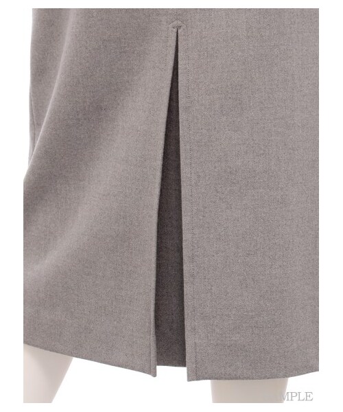 FRAY I.D（フレイアイディー）の「ラップタイトスカート（タイトスカート・レディース・GRY/KKI/BLK・0/1）」の12枚目の写真