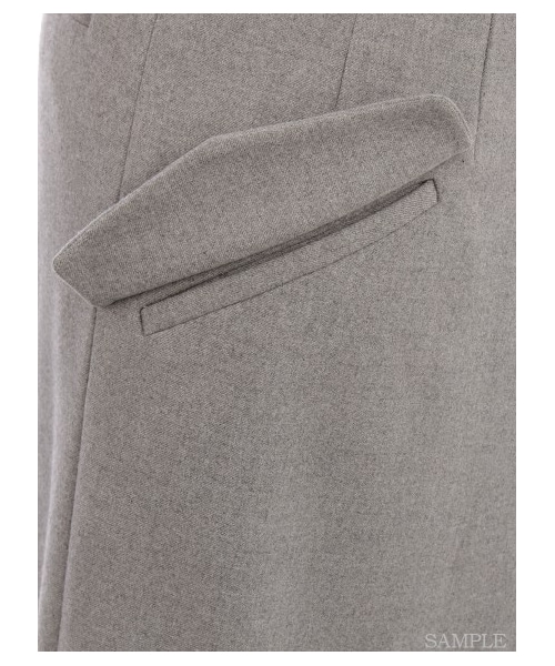 FRAY I.D（フレイアイディー）の「ラップタイトスカート（タイトスカート・レディース・GRY/KKI/BLK・0/1）」の10枚目の写真