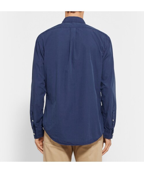 Polo Ralph Lauren Slim-Fit Cotton and Silk-Blend Shirt