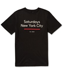 Saturdays NYC | Saturdays Surf NYC Standard Underline Printed Cotton-Jersey T-Shirt(Tシャツ/カットソー)