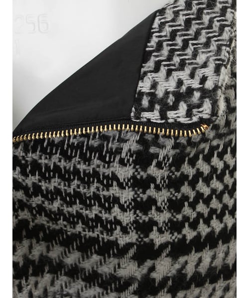 31 Sons de mode（トランテアン　ソン　ドゥ　モード）の「チェック台形スカート（スカート・レディース・シロクロ/ネイビー・36/38）」の9枚目の写真