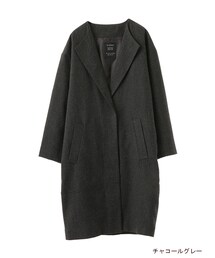 w closet | 無地ノーカラーコート(ジャケット/アウター)