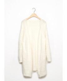 gracegift | 柔軟感毛海開襟針織外套(その他)