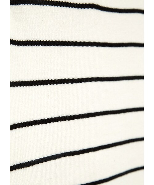 gracegift（グレースギフト）の「甜心微高領針織上衣（トップス・レディース・灰/條紋/白/黑條紋・F）」の14枚目の写真