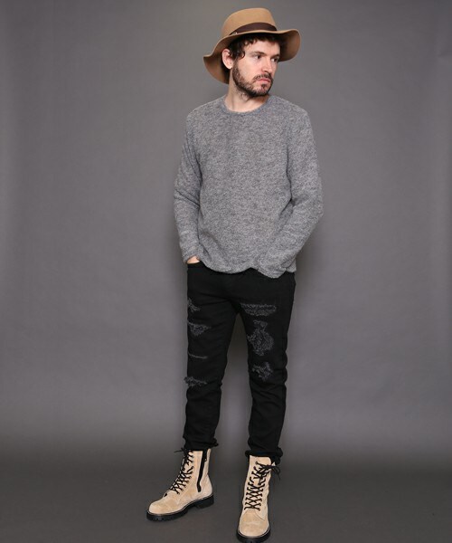 VIRGOwearworks（ヴァルゴウェアワークス）の「Nausea pants クラストパンツ（パンツ・メンズ・GRAY/BLACK・2/3/4）」の7枚目の写真