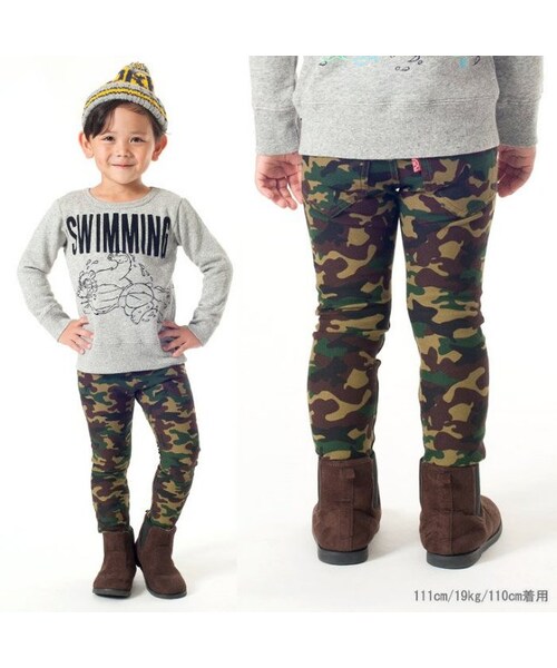 F.O.KIDS(エフオーキッズ)の「【秋おすすめ】3柄あったかカットスキニーパンツ(パンツ・キッズ・ブラウン/カーキ/キナリ・80/90/95/100/110/120/130/140)」の18枚目の写真