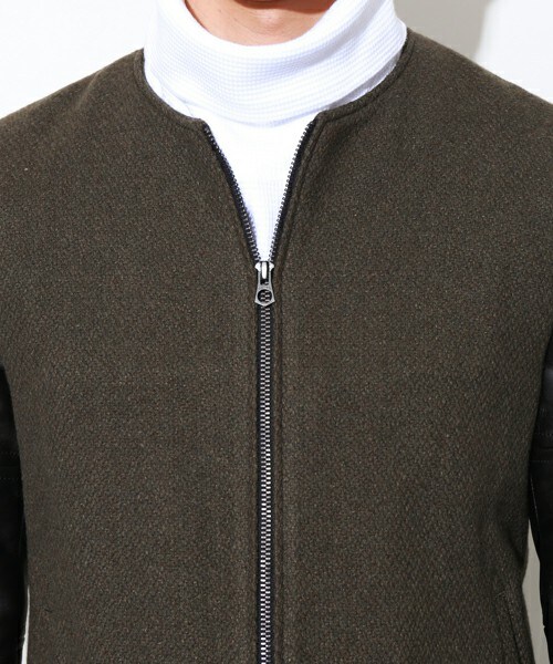 Iroquois（イロコイ）の「ホースハイドノーカラーBZ BLK（）」 - WEAR