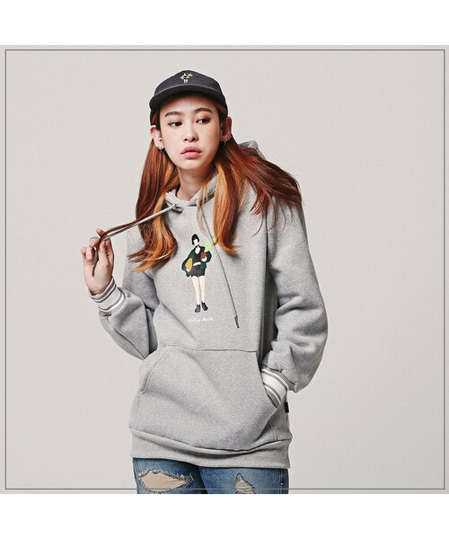 ROMANTIC CROWN（ロマンティッククラウン）の「WALKING Matilda HOODIE_GRAY（その他・メンズ・기타）」の6枚目の写真