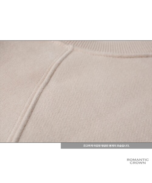 ROMANTIC CROWN（ロマンティッククラウン）の「GOOD RAGLAN CREWNECK_BEIGE（その他・メンズ・기타）」の12枚目の写真