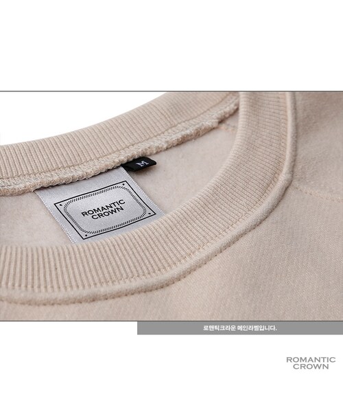 ROMANTIC CROWN（ロマンティッククラウン）の「GOOD RAGLAN CREWNECK_BEIGE（その他・メンズ・기타）」の11枚目の写真