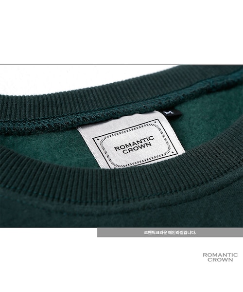 ROMANTIC CROWN（ロマンティッククラウン）の「GOOD RAGLAN CREWNECK_DEEPGREEN（その他・メンズ・기타）」の11枚目の写真