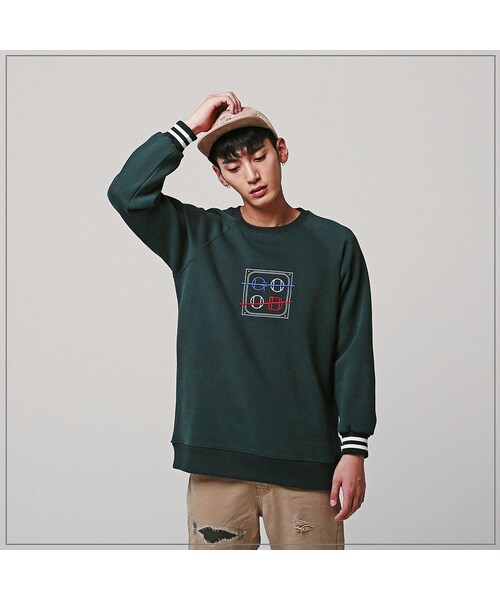ROMANTIC CROWN（ロマンティッククラウン）の「GOOD RAGLAN CREWNECK_DEEPGREEN（その他・メンズ・기타）」の5枚目の写真