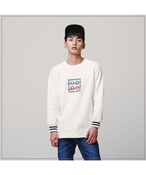 ROMANTIC CROWN(ロマンティッククラウン)の「GOOD RAGLAN CREWNECK_WHITE(その他・メンズ・기타)」の5枚目の写真