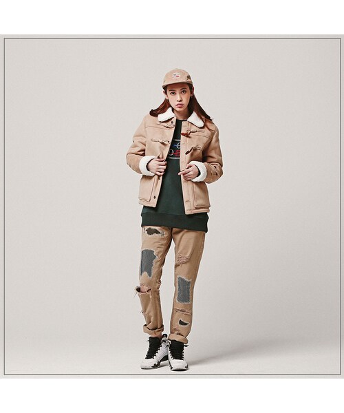 ROMANTIC CROWN（ロマンティッククラウン）の「LUMBERJACK MOUTON JACKET_BEIGE（ジャケット/アウター・メンズ・기타）」の2枚目の写真