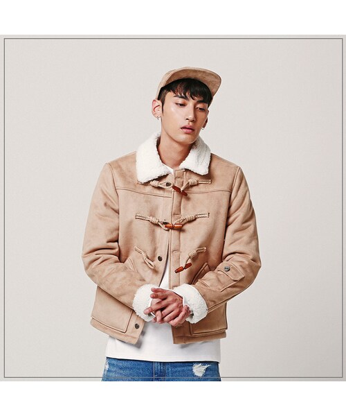 ROMANTIC CROWN（ロマンティッククラウン）の「LUMBERJACK MOUTON JACKET_BEIGE（ジャケット/アウター・メンズ・기타）」の7枚目の写真