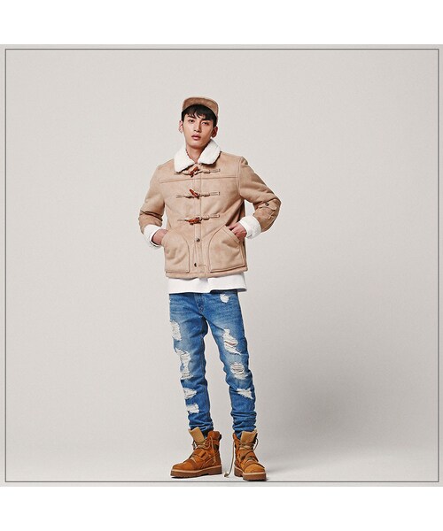 ROMANTIC CROWN（ロマンティッククラウン）の「LUMBERJACK MOUTON JACKET_BEIGE（ジャケット/アウター・メンズ・기타）」の3枚目の写真