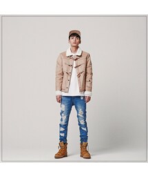 ROMANTIC CROWN | LUMBERJACK MOUTON JACKET_BEIGE(ジャケット/アウター)
