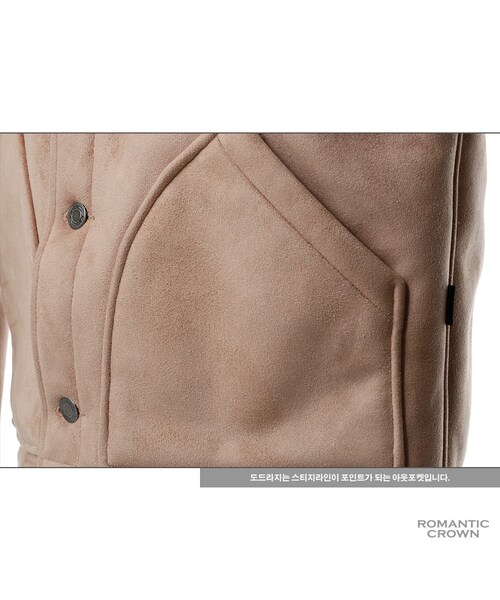 ROMANTIC CROWN（ロマンティッククラウン）の「LUMBERJACK MOUTON JACKET_BEIGE（ジャケット/アウター・メンズ・기타）」の17枚目の写真