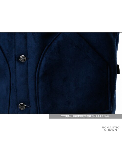 ROMANTIC CROWN（ロマンティッククラウン）の「LUMBERJACK MOUTON JACKET_NAVY（ジャケット/アウター・メンズ・기타）」の17枚目の写真