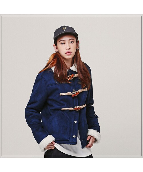 ROMANTIC CROWN（ロマンティッククラウン）の「LUMBERJACK MOUTON JACKET_NAVY（ジャケット/アウター・メンズ・기타）」の8枚目の写真