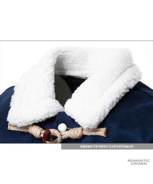 ROMANTIC CROWN（ロマンティッククラウン）の「LUMBERJACK MOUTON JACKET_NAVY（ジャケット/アウター・メンズ・기타）」の13枚目の写真
