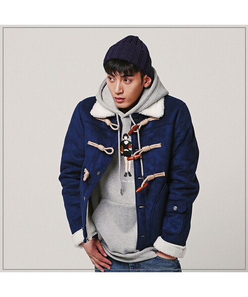 ROMANTIC CROWN（ロマンティッククラウン）の「LUMBERJACK MOUTON JACKET_NAVY（ジャケット/アウター・メンズ・기타）」の7枚目の写真