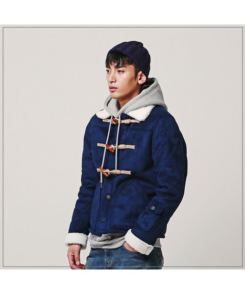 ROMANTIC CROWN（ロマンティッククラウン）の「LUMBERJACK MOUTON JACKET_NAVY（ジャケット/アウター・メンズ・기타）」の5枚目の写真