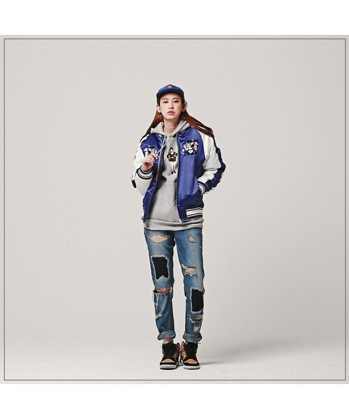 ROMANTIC CROWN（ロマンティッククラウン）の「WALKING Matilda 4oz SOUVENIR JACKET_BLUE（ジャケット/アウター・メンズ・기타）」の2枚目の写真