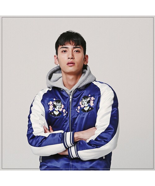 ROMANTIC CROWN（ロマンティッククラウン）の「WALKING Matilda 4oz SOUVENIR JACKET_BLUE（ジャケット/アウター・メンズ・기타）」の5枚目の写真