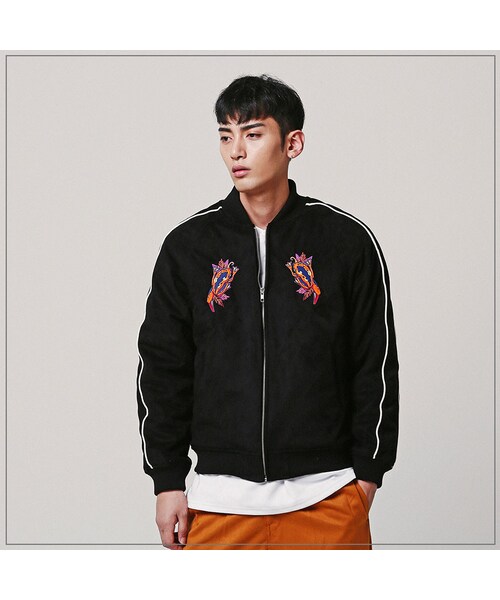 ROMANTIC CROWN（ロマンティッククラウン）の「POISONFROG 4oz SOUVENIR JACKET_BLACK（ジャケット/アウター・メンズ・기타）」の7枚目の写真