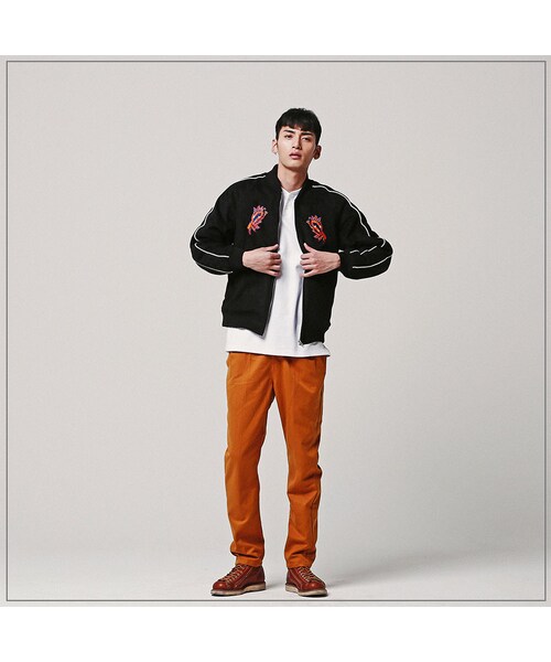 ROMANTIC CROWN（ロマンティッククラウン）の「POISONFROG 4oz SOUVENIR JACKET_BLACK（ジャケット/アウター・メンズ・기타）」の3枚目の写真