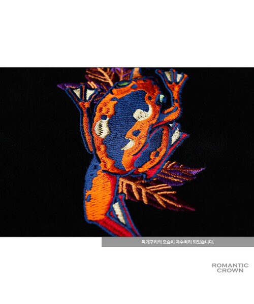 ROMANTIC CROWN（ロマンティッククラウン）の「POISONFROG 4oz SOUVENIR JACKET_BLACK（ジャケット/アウター・メンズ・기타）」の12枚目の写真
