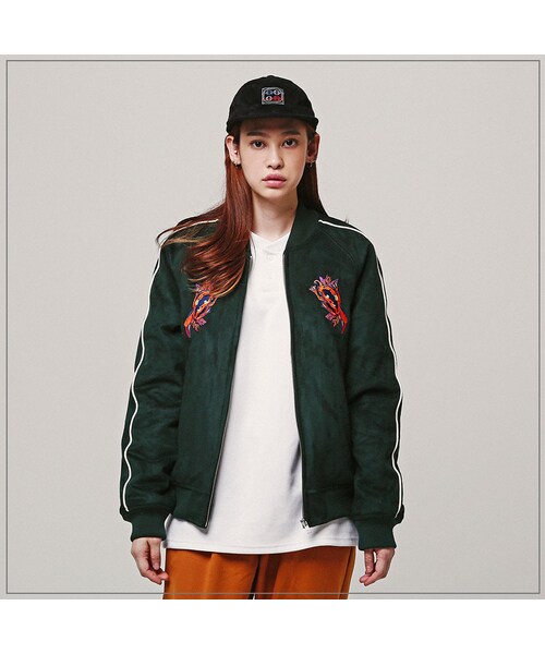 ROMANTIC CROWN（ロマンティッククラウン）の「POISONFROG 4oz SOUVENIR JACKET_DEEPGREEN（ジャケット/アウター・メンズ・기타）」の6枚目の写真