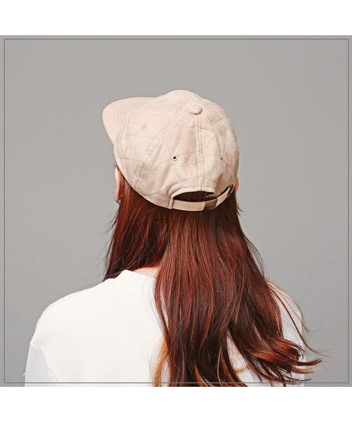 ROMANTIC CROWN(ロマンティッククラウン)の「GOOD QUILTING BALLCAP_BEIGE(その他・メンズ・기타)」の4枚目の写真