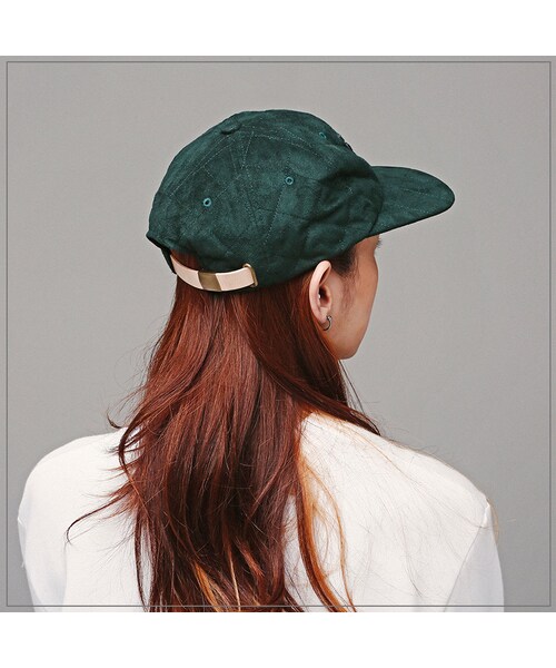 ROMANTIC CROWN（ロマンティッククラウン）の「GOOD QUILTING BALLCAP_DEEPGREEN（その他・メンズ・기타）」の4枚目の写真