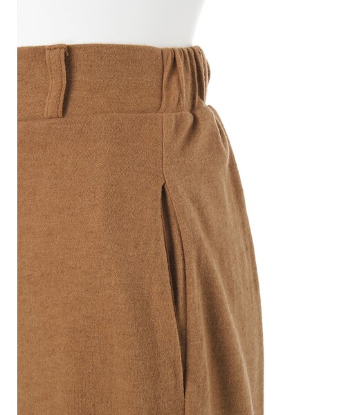 EMODA（エモダ）の「ウールWIDEガウチョパンツ（パンツ・レディース・グレー/ブラック/キャメル・F）」の8枚目の写真